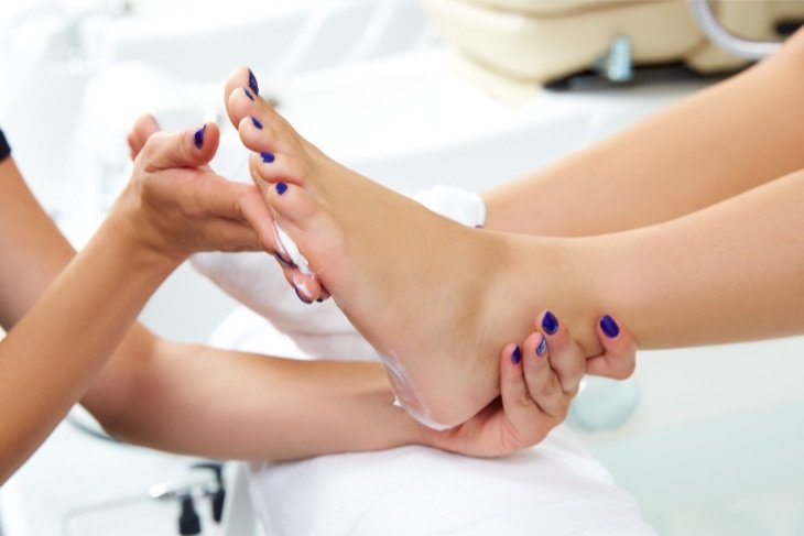 Hidratación profunda de los pies